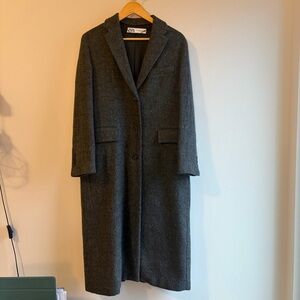 Zara Dark Gray Women's Trench Coat